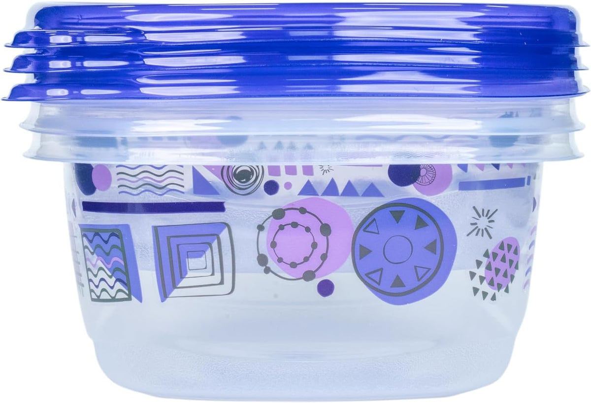 Glad GladWare MatchWare Food Storage Containers, 20 Piece Variety Pack | BPA-free, leak-resistant containers for lunches, meal prep, and leftovers; microwave and dishwasher safe