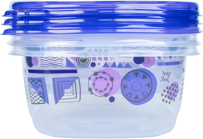 Glad GladWare MatchWare Food Storage Containers, 20 Piece Variety Pack | BPA-free, leak-resistant containers for lunches, meal prep, and leftovers; microwave and dishwasher safe