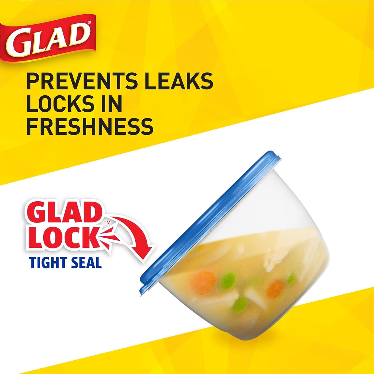 Glad GladWare MatchWare Food Storage Containers, 20 Piece Variety Pack | BPA-free, leak-resistant containers for lunches, meal prep, and leftovers; microwave and dishwasher safe
