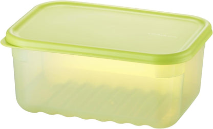 Fresh-Block Plastic Food Storage Container | Produce Storage Containers for Fridge | Vegetable & Fruit Storage Containers for Fridge, Airtight Storage, Microwave & Dishwasher Safe, 3.2L