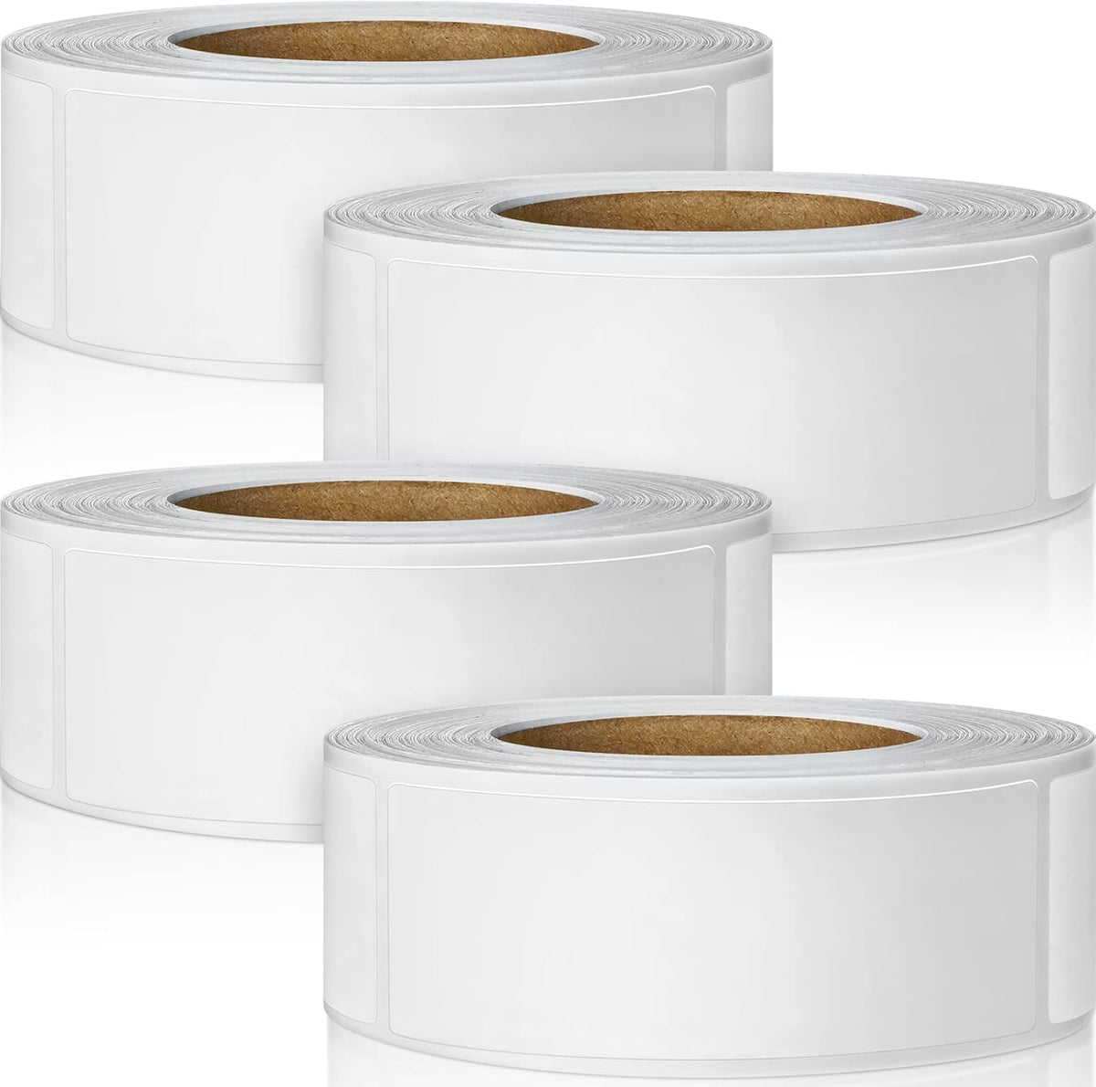 1 x 3 Inch Removable Freezer Labels, Waterproof Oil & Tear Resistant Blank Food Storage Stickers with Perforation Line for Refrigerator Containers, Jars & Meal Prep Organization(300 Pieces)