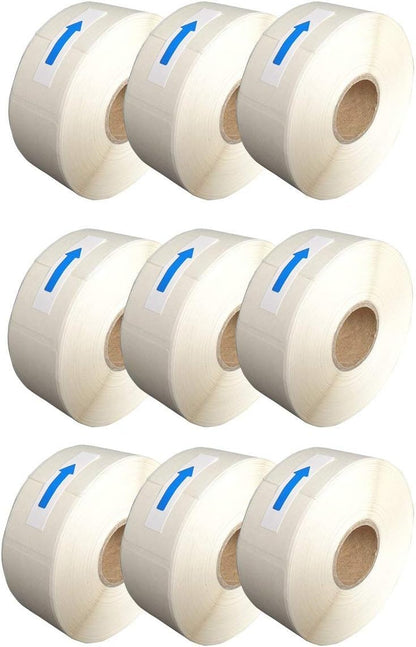 Blank White 1 x 2 Inch Dissolvable Labels for Food Rotation Prep roll of 500 (3 Rolls)