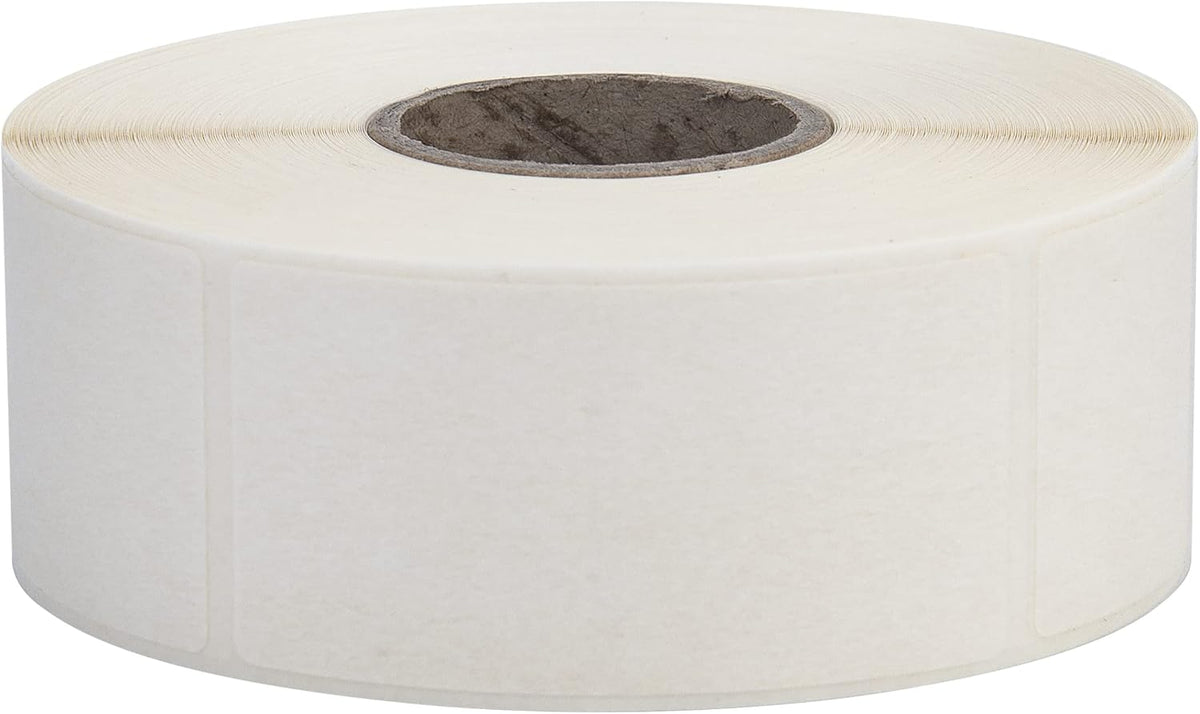 Blank White 1 x 2 Inch Dissolvable Labels for Food Rotation Prep roll of 500 (3 Rolls)