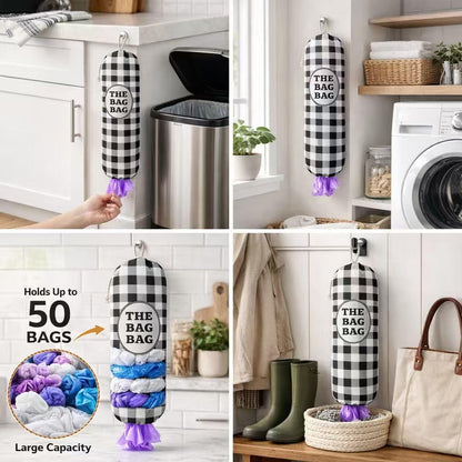 Funny You Me & The Dogs, Grocery Bags Holder Organizer For Shopping Bags, Wall Mount Plastic Bags Storage Container Dispensers, Gift For The Preferred Family And Friends