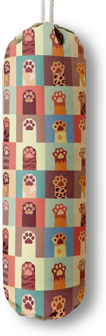 Funny You Me & The Dogs, Grocery Bags Holder Organizer For Shopping Bags, Wall Mount Plastic Bags Storage Container Dispensers, Gift For The Preferred Family And Friends