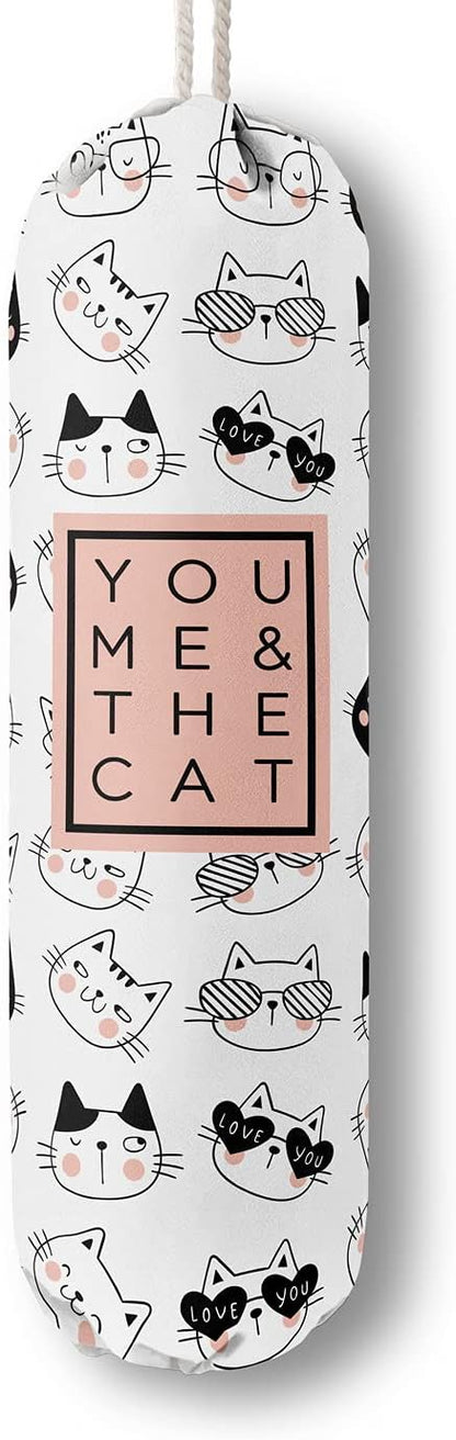 Funny You Me & The Dogs, Grocery Bags Holder Organizer For Shopping Bags, Wall Mount Plastic Bags Storage Container Dispensers, Gift For The Preferred Family And Friends