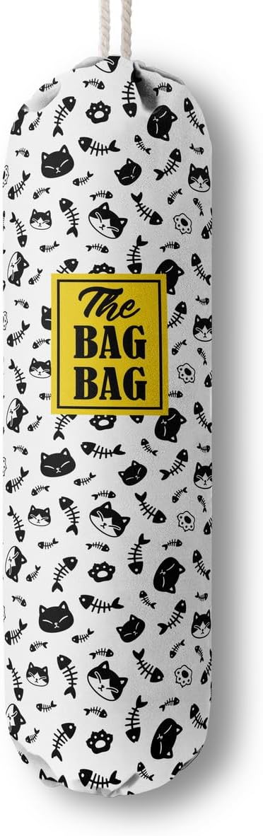 Funny You Me & The Dogs, Grocery Bags Holder Organizer For Shopping Bags, Wall Mount Plastic Bags Storage Container Dispensers, Gift For The Preferred Family And Friends