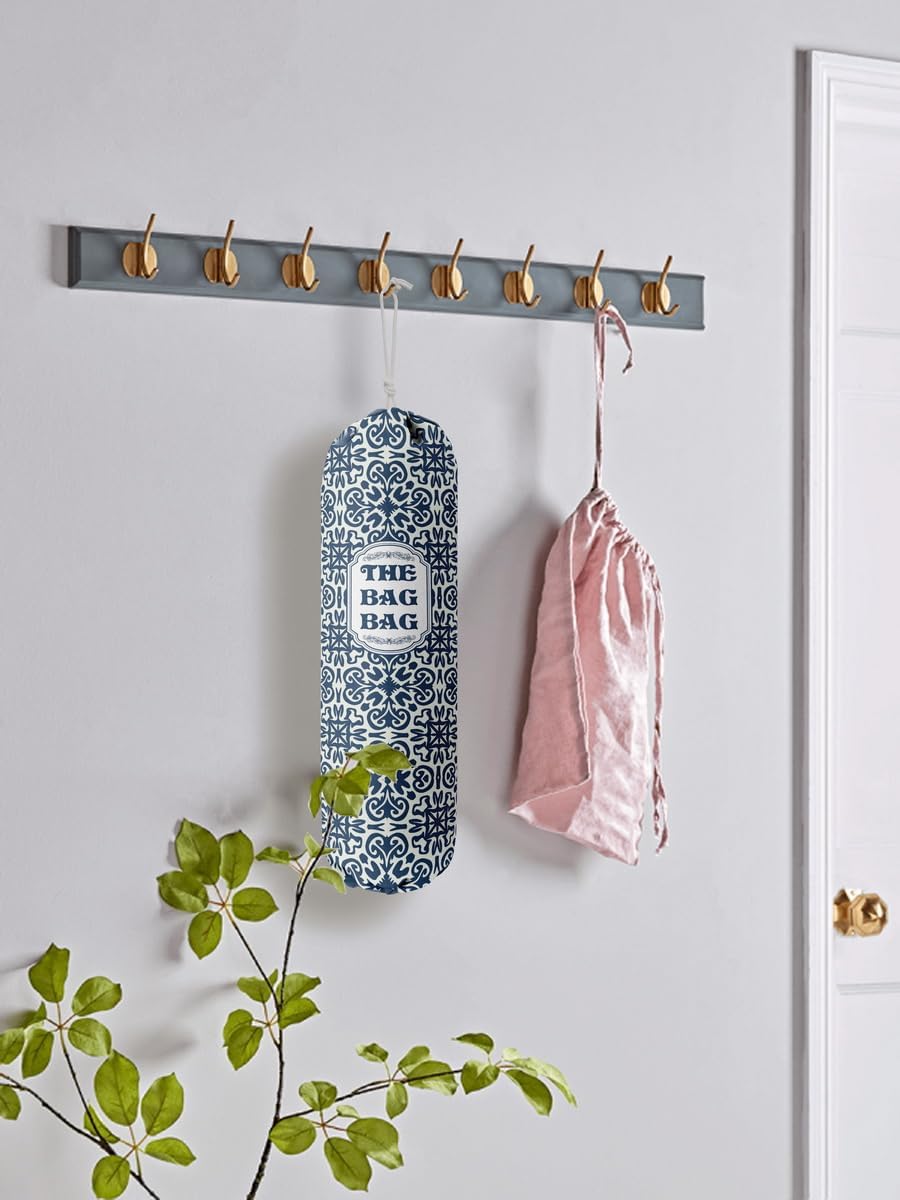 Funny You Me & The Dogs, Grocery Bags Holder Organizer For Shopping Bags, Wall Mount Plastic Bags Storage Container Dispensers, Gift For The Preferred Family And Friends
