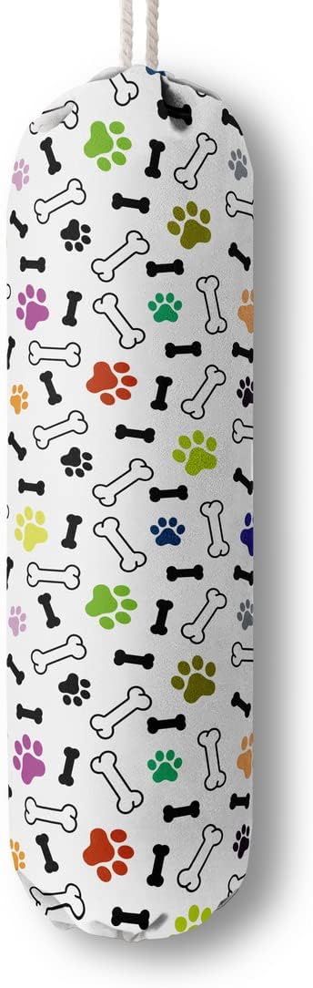 Funny You Me & The Dogs, Grocery Bags Holder Organizer For Shopping Bags, Wall Mount Plastic Bags Storage Container Dispensers, Gift For The Preferred Family And Friends