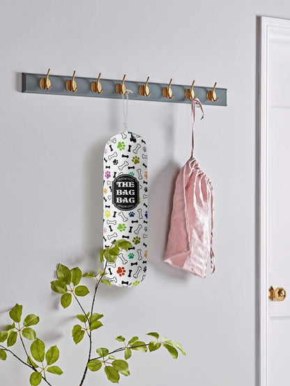 Funny You Me & The Dogs, Grocery Bags Holder Organizer For Shopping Bags, Wall Mount Plastic Bags Storage Container Dispensers, Gift For The Preferred Family And Friends