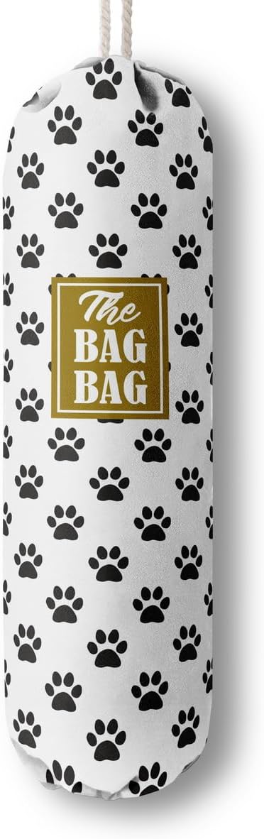 Funny You Me & The Dogs, Grocery Bags Holder Organizer For Shopping Bags, Wall Mount Plastic Bags Storage Container Dispensers, Gift For The Preferred Family And Friends