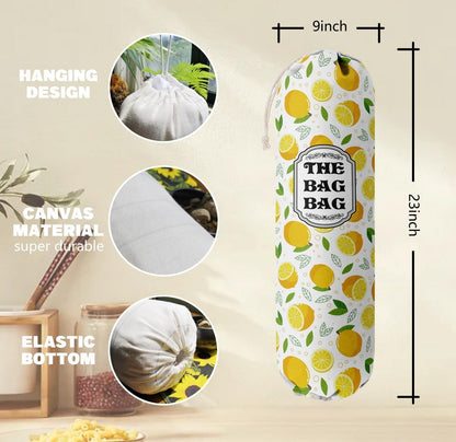 Funny You Me & The Dogs, Grocery Bags Holder Organizer For Shopping Bags, Wall Mount Plastic Bags Storage Container Dispensers, Gift For The Preferred Family And Friends