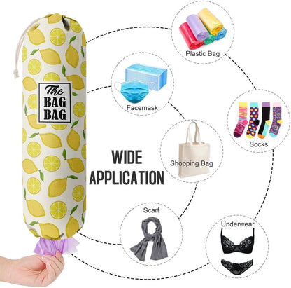 Funny You Me & The Dogs, Grocery Bags Holder Organizer For Shopping Bags, Wall Mount Plastic Bags Storage Container Dispensers, Gift For The Preferred Family And Friends