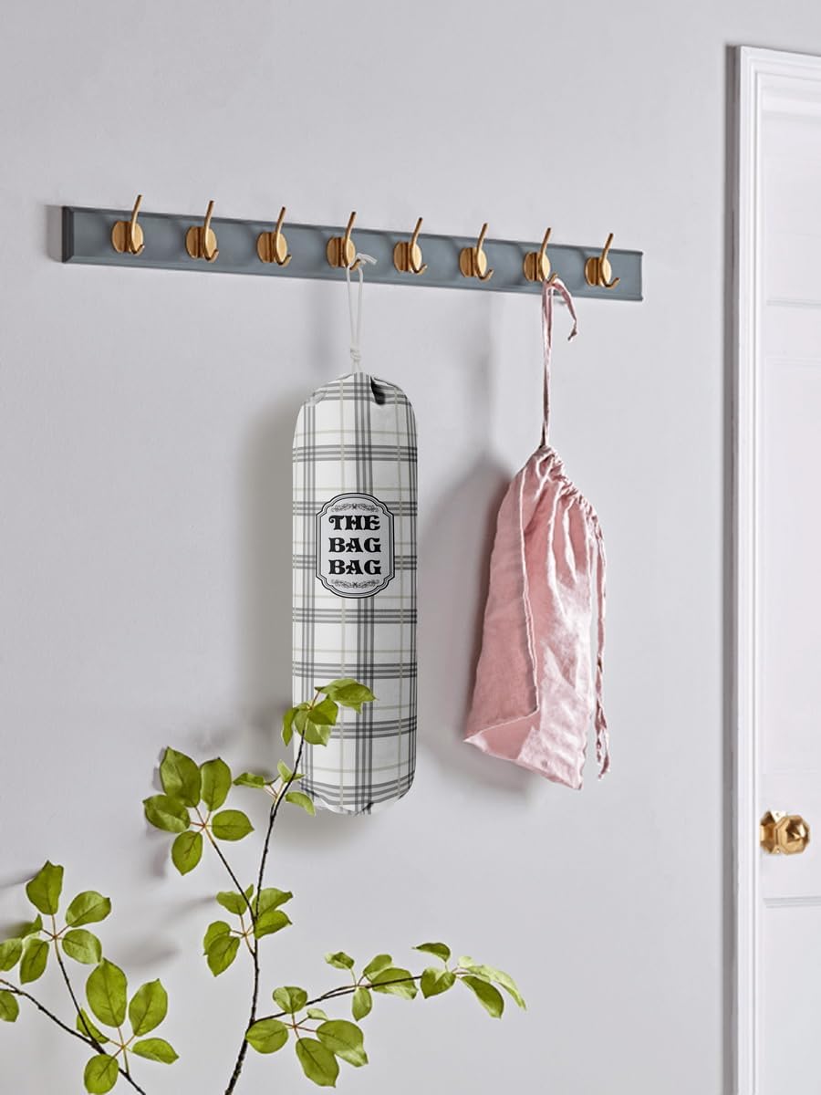 Funny You Me & The Dogs, Grocery Bags Holder Organizer For Shopping Bags, Wall Mount Plastic Bags Storage Container Dispensers, Gift For The Preferred Family And Friends