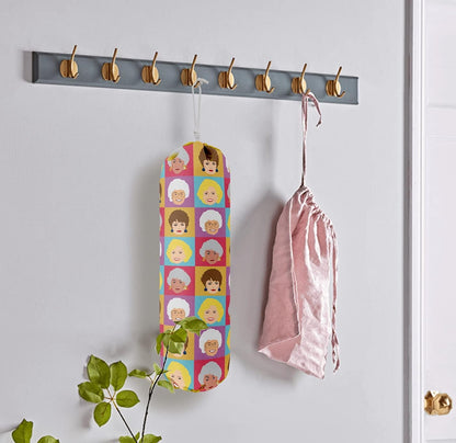 Funny You Me & The Dogs, Grocery Bags Holder Organizer For Shopping Bags, Wall Mount Plastic Bags Storage Container Dispensers, Gift For The Preferred Family And Friends