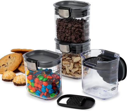 Progressive PKS-401 1.5 Cup Mini Prokeeper+ Airtight Silicone Seal Storage Container Great For Spices & Baking Acessories