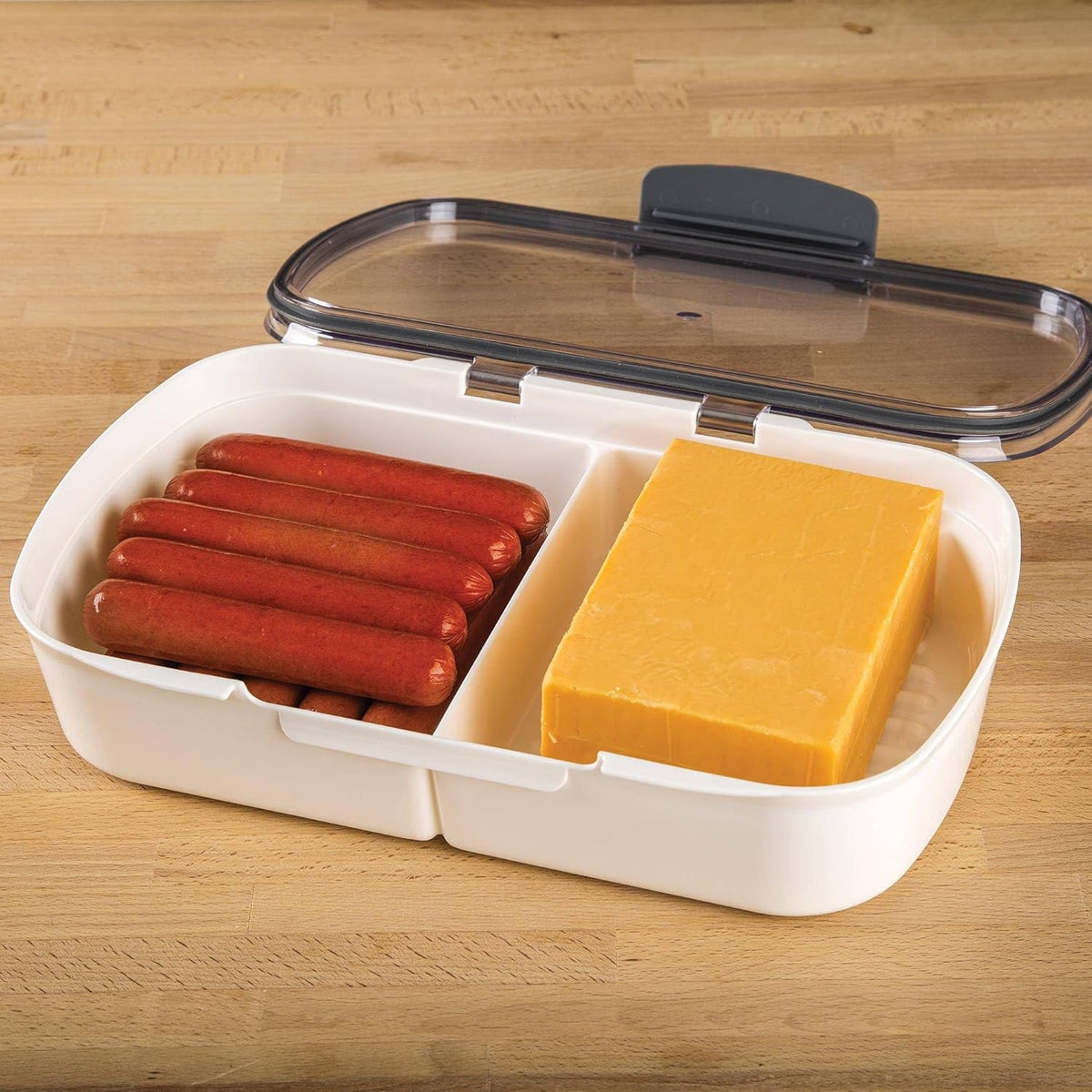 ProKeeper Deli Food Storage Container with Air-Tight Silicone Seal and Dry Erase Compatible Lid
