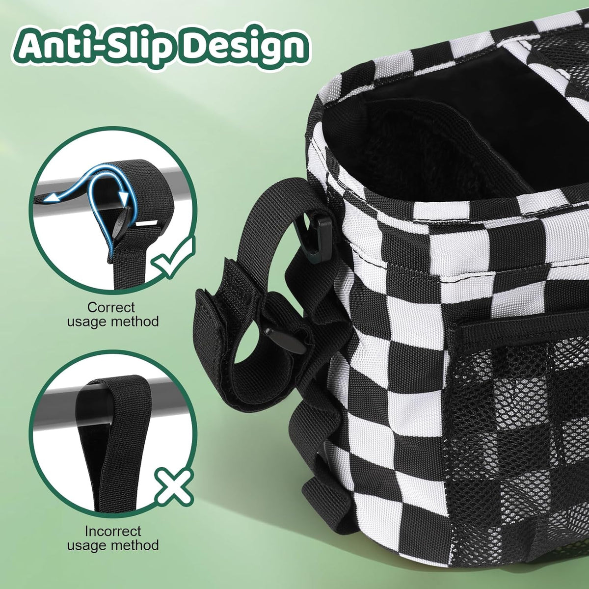 Guiseapue Universal Stroller Organizer with Cup Holder: Baby Essentials, Stroller Caddy Accessories with Detachable Phone Bag, Non-Slip Straps, Fits for Uppababy, Baby Jogger, New Moms Baby Gifts