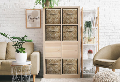 Sorbus Foldable Storage Bins - 11 Inch Sturdy Collapsible Fabric Storage Cubes with Handle - 4 Baskets for Organizing Clothes & Toys - Organization & Storage Baskets for Shelves, Pantry, Closet, Cubby