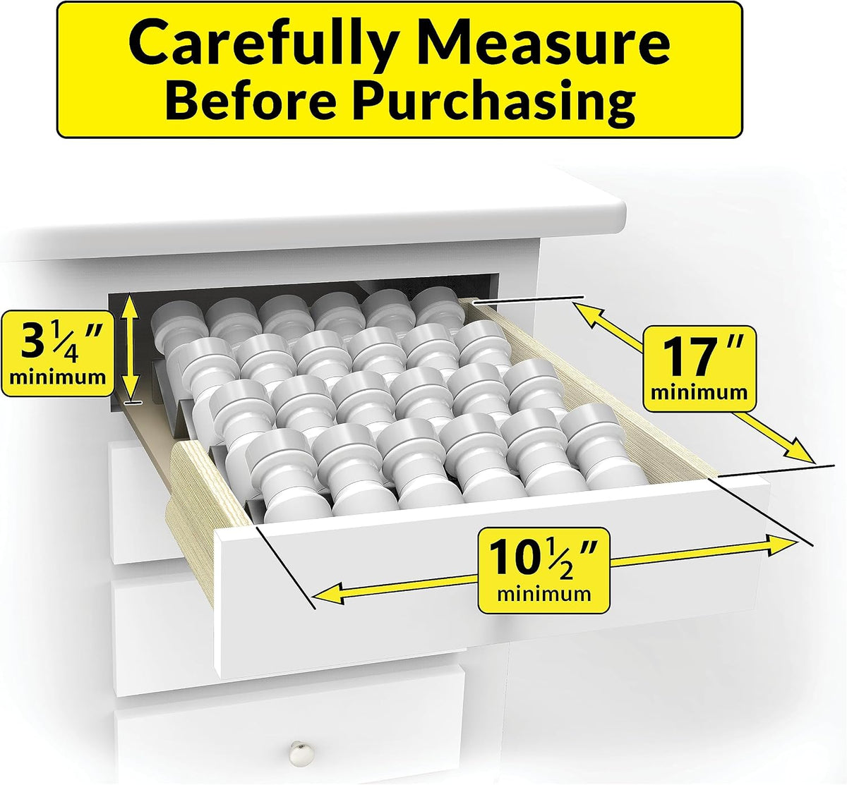 LYNK PROFESSIONAL® Spice Drawer Organizer - Heavy Gauge Steel 4 Tier Rack - Drawer Insert Tray for Spice Jars, Herbs and Seasoning - Kitchen Cabinet Storage - Silver Metallic, Medium