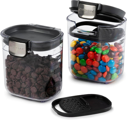 Progressive PKS-401 1.5 Cup Mini Prokeeper+ Airtight Silicone Seal Storage Container Great For Spices & Baking Acessories