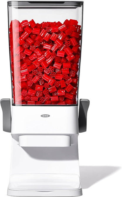 OXO Good Grips Countertop Cereal Dispenser | erfect for cereal, oatmeal, snacks. One-handed dispensing. Airtight dual-seal freshness. Dishwasher safe. 5.5 qt capacity.