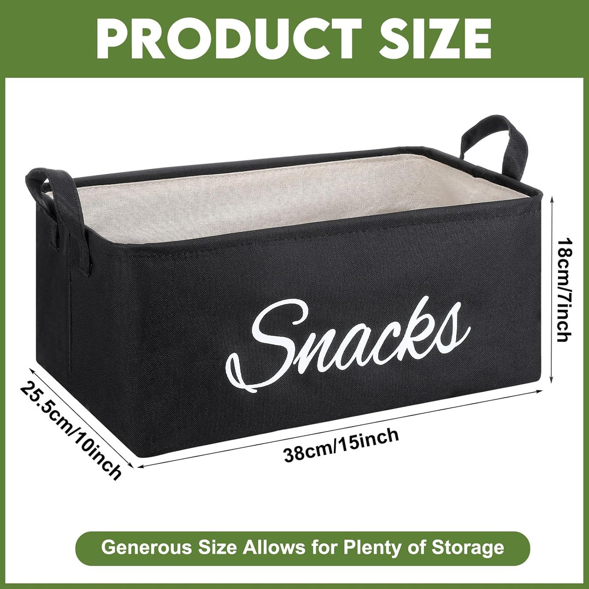 Newtay 17 Pcs Snack Basket Sets, Snack Storage Bin for Pantry Shelves with 16 Pcs 2 Inch Chip Clips, Basket Organizer for Kitchen Home, Chips, Popcorn, Candy, Pretzels(Burlap,Khaki)