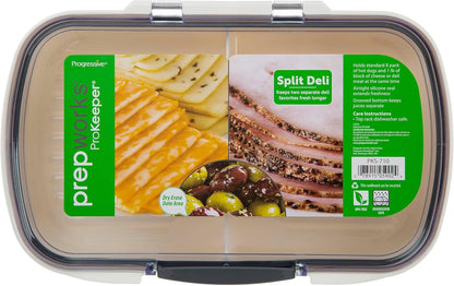 ProKeeper Deli Food Storage Container with Air-Tight Silicone Seal and Dry Erase Compatible Lid
