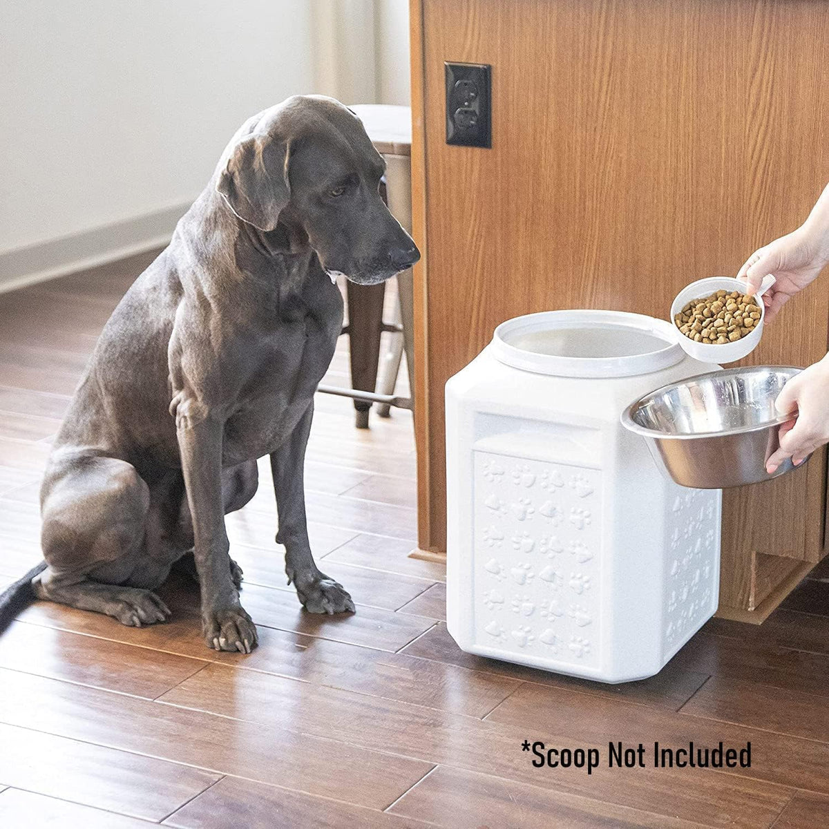 Gamma2 Vittles Vault Pet Food Storage Containers - Sealed Dog and Cat Food Storage Container, Fits up to 35lbs, Made in the USA - [12" L x 16.75" H]