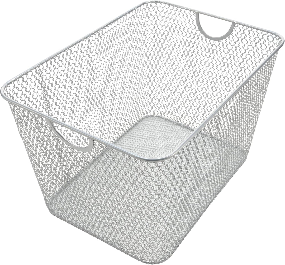 YBM HOME Kitchen Pantry Organizer Wire Baskets for Shelves, Cabinets, Pantry, Countertop, Mesh Open Storage Bin Metal Basket for Organizing Food Supplies, 3 Pack, 12.1x7.8x5.8