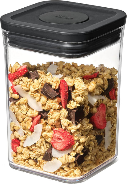 OXO Good Grips POP Container - Airtight Food Storage - Small Square Tall 2.3 Qt Ideal for spaghetti, linguini and lasagna