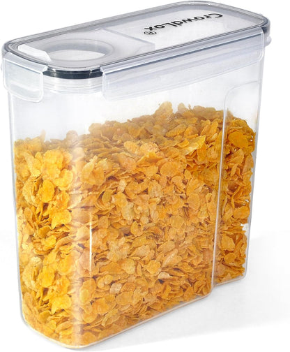 Cereal Storage Containers 4L Food Grade and BPA Free Sets with Lids Kitchen Storage & Organisation Food Containers Large Kitchen Organiser for Cornflakes (Single Unit)