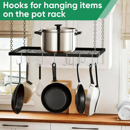 30 Pack 2.4 inches Heavy Duty S Hooks for Hanging, Pan Pot Holder Wire Shelves Rack Hooks for Hanging, S Shaped Hanger Metal Hooks for Kitchen Pots Utensils Jeans Clothes Bags Hats Towels Plants