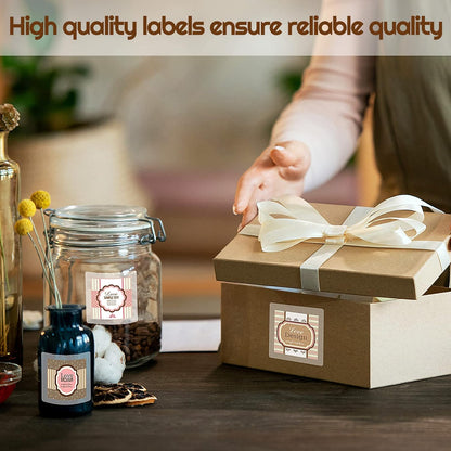 500 Pcs Label Protector Back to School Clear Labels Stickers Wafer Seals Waterproof Labels Library Supplies for Protecting Barcodes, Numbers and Stickers (4 x 2 Inch,Rectangle)