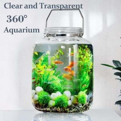 2 Pack Wide Mouth 1 Gallon Clear Glass Jar with Lid, Heavy Duty Airtight Screw Lid with Silicone Gasket - Large Mason Jar with 2 Scale Mark for Fermenting Kombucha and Storing Food(Extra 2 Gaskets)