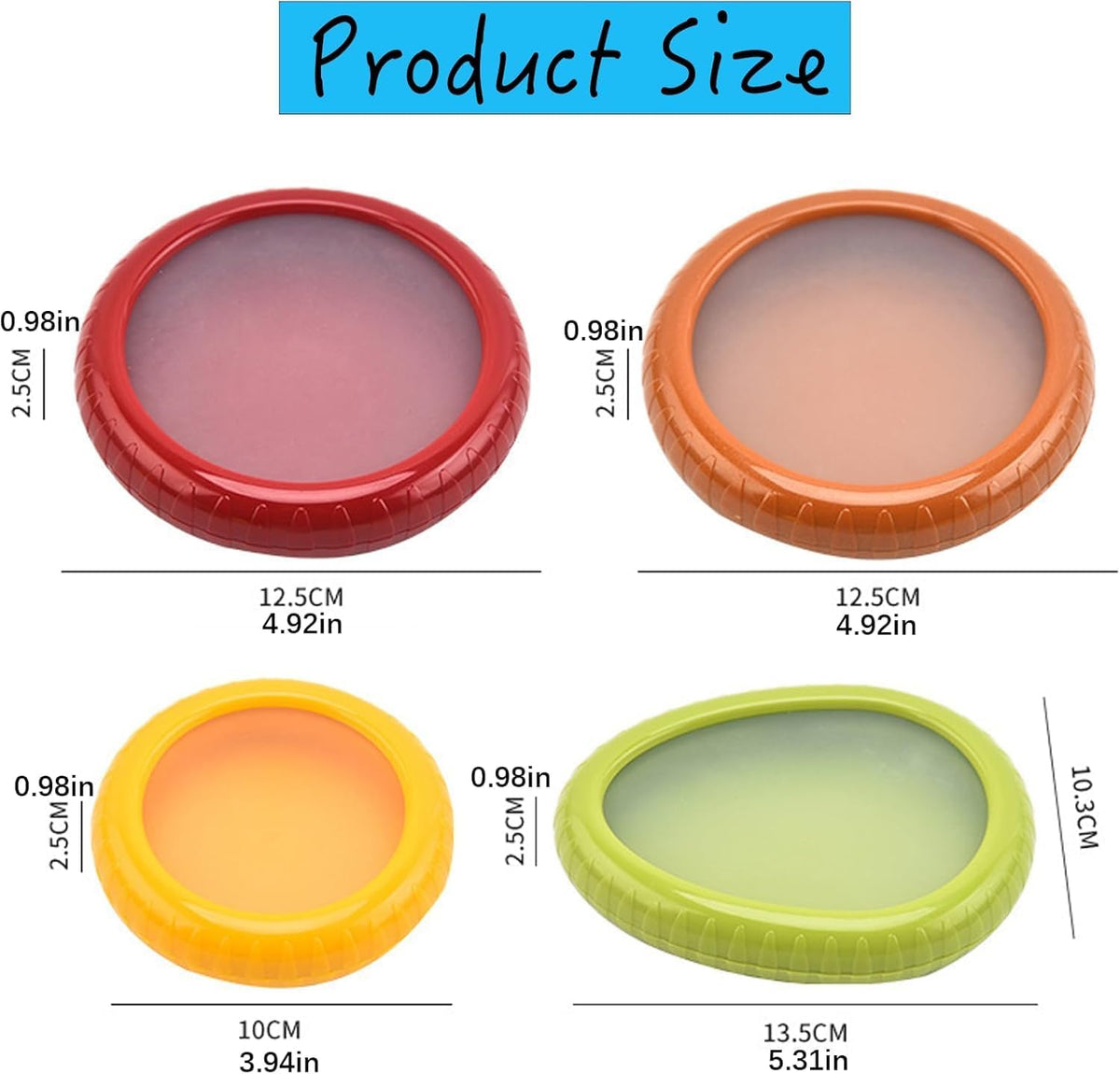 Avocado Saver & Onion Storage Reusable Fruit and Veggie Savers - Ideal for Avocados, Tomatoes, Apples, Garlic, Onions, and More (Avocado saver)