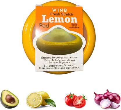 Avocado Saver & Onion Storage Reusable Fruit and Veggie Savers - Ideal for Avocados, Tomatoes, Apples, Garlic, Onions, and More (Avocado saver)