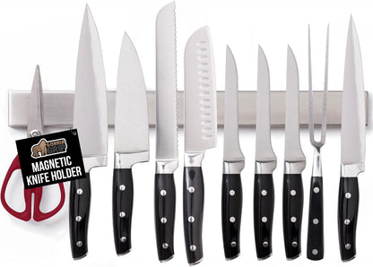 304 Stainless Steel Magnetic Knife Holder Strip, 18 Inch