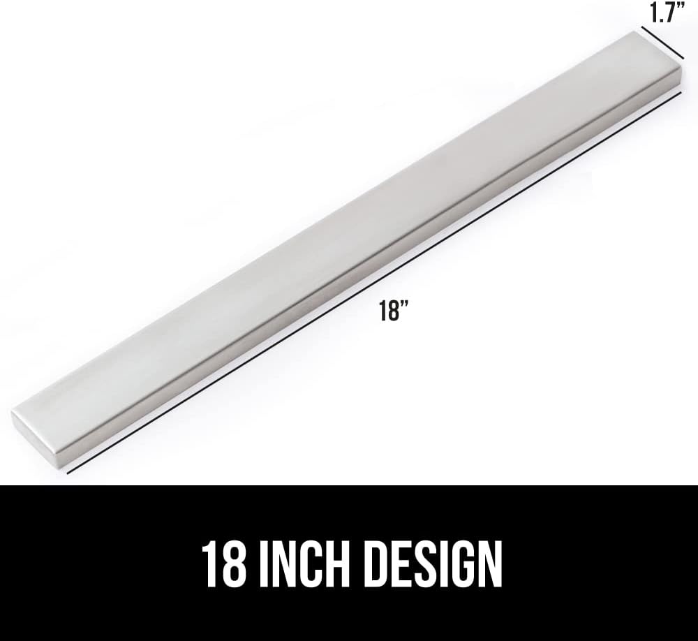 304 Stainless Steel Magnetic Knife Holder Strip, 18 Inch