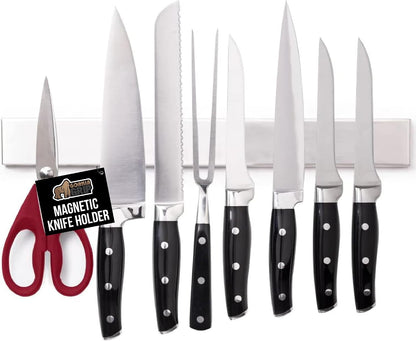 304 Stainless Steel Magnetic Knife Holder Strip, 18 Inch