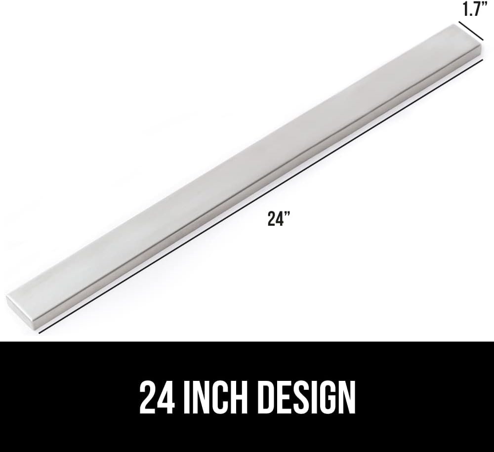 304 Stainless Steel Magnetic Knife Holder Strip, 18 Inch
