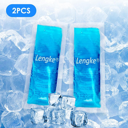 Ice Packs - Reusable Freezer Packs Instant Hot Or Cold Gel Pack Suitable for Insulin Cool Storage Bag （2 TSA Approved Ice Packs）