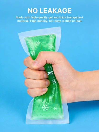 Ice Packs - Reusable Freezer Packs Instant Hot Or Cold Gel Pack Suitable for Insulin Cool Storage Bag （2 TSA Approved Ice Packs）