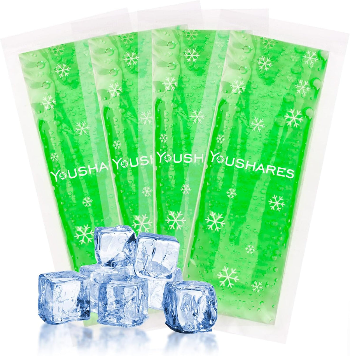 Ice Packs - Reusable Freezer Packs Instant Hot Or Cold Gel Pack Suitable for Insulin Cool Storage Bag （2 TSA Approved Ice Packs）