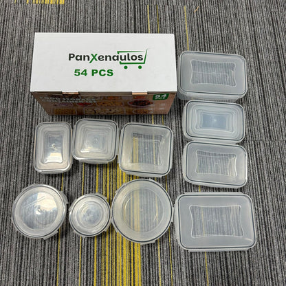 Food Storage Containers with Lids Airtight, (27 Containers &27 Lids) Reusable BPA-Free Plastic Food Containers for Kitchen Organization, Leak Proof Freezer/Microwave Safe Meal Prep Lunch Boxes