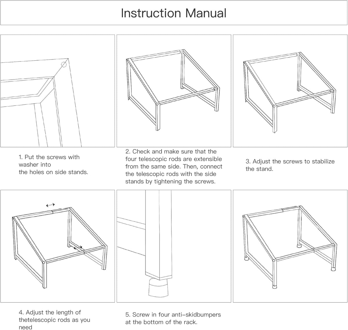 2-Tier Inclined Organizer Shelf, 18-8 Stainless Steel, For 1/3, 1/6, 1/9 Pans, Hotel Pan Holder, Pans Not Included (2 Tier)