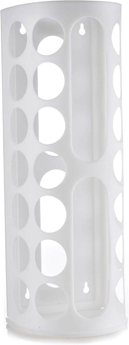 Grocery Bag Storage Holder, Large Capacity Bag Dispenser, Neatly Store Plastic Shopping Bags & Keep Them Handy for Reuse, Access Holes Make Adding or Retrieving Bags Simple & Convenient