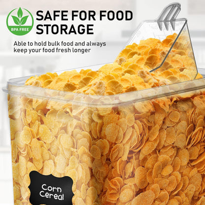 2 PC (8.5L/ 287 Oz) Extra Large Flour Sugar Storage Containers with Lids | BPA Free Airtight Food Storage Containers - Cereal Rice Canisters Sets for Kitchen & Pantry Organization and Baking Supplies