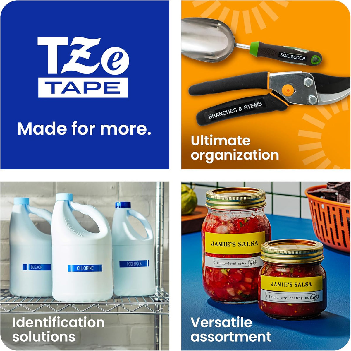 Genuine TZe231-1/2 2PK Black Print on White Label Tape. Each: 0.47 in x 26.2 ft Total: 0.47 in x 52.4 ft