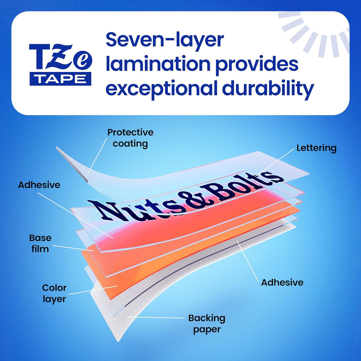 Genuine TZe231-1/2 2PK Black Print on White Label Tape. Each: 0.47 in x 26.2 ft Total: 0.47 in x 52.4 ft
